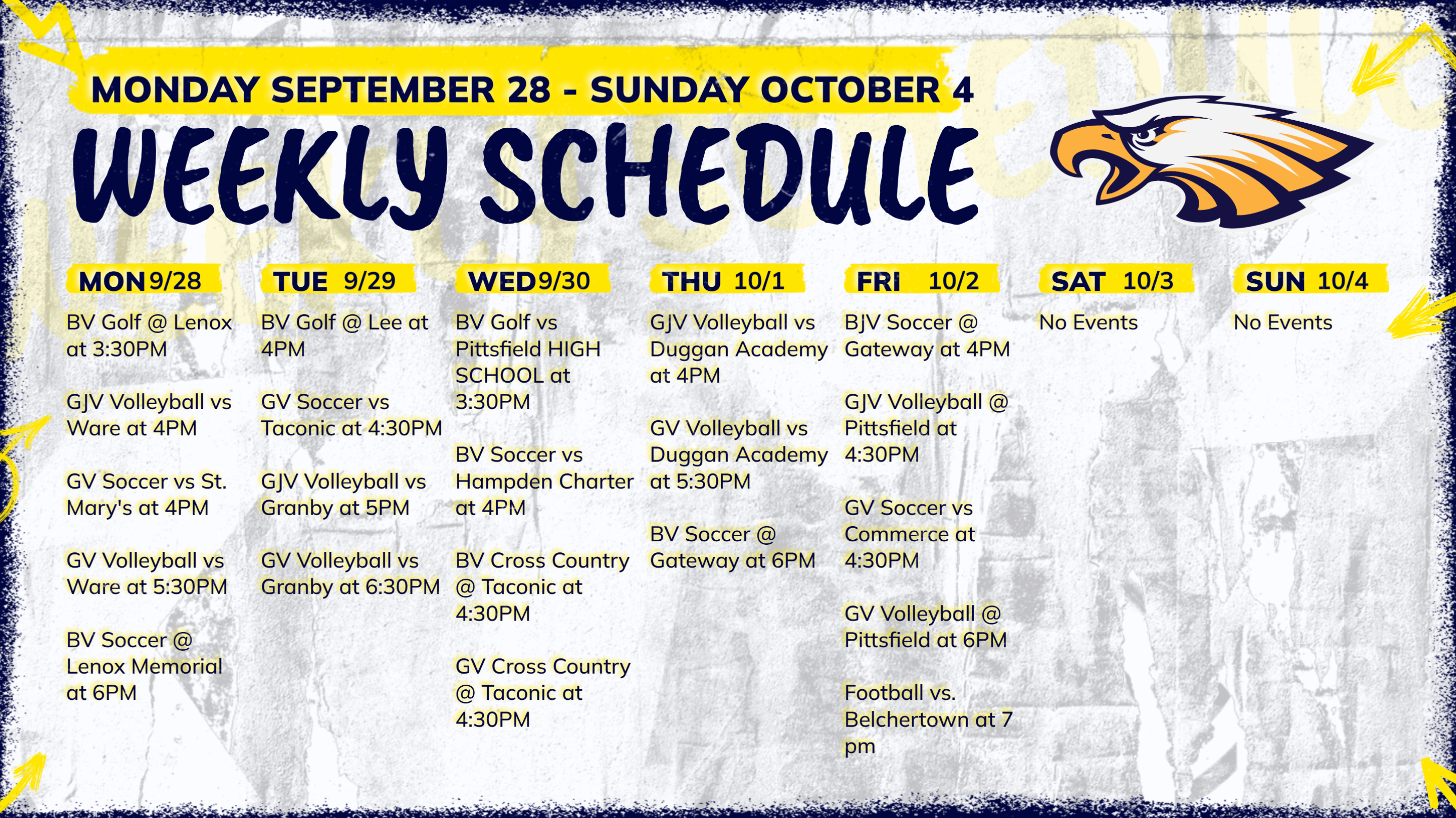 Weekly Athletics
