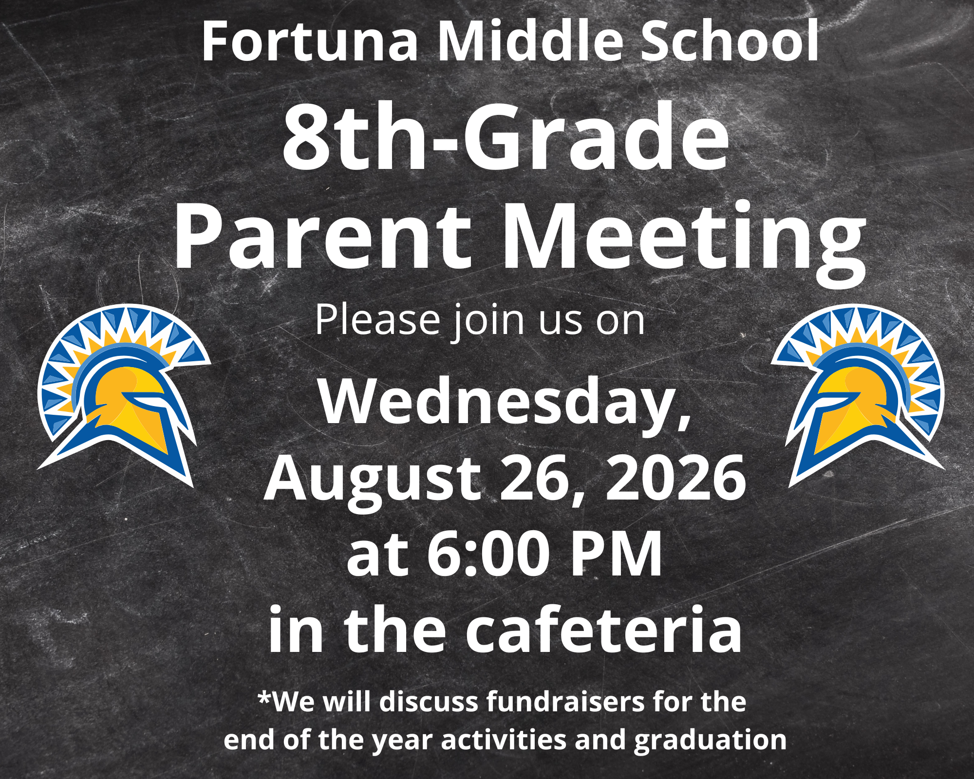 8th Grade Planning Meeting - Wednesday, 8/26/2026