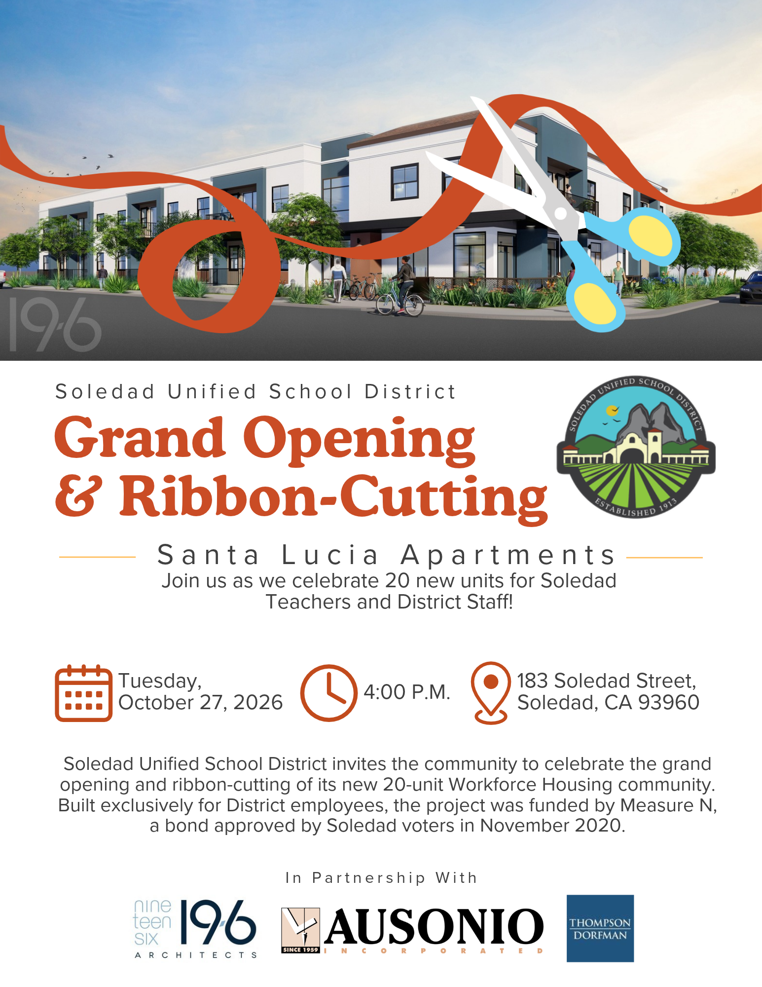 Ribbon-Cutting Ceremony / Ceremonia de Corte de Cinta