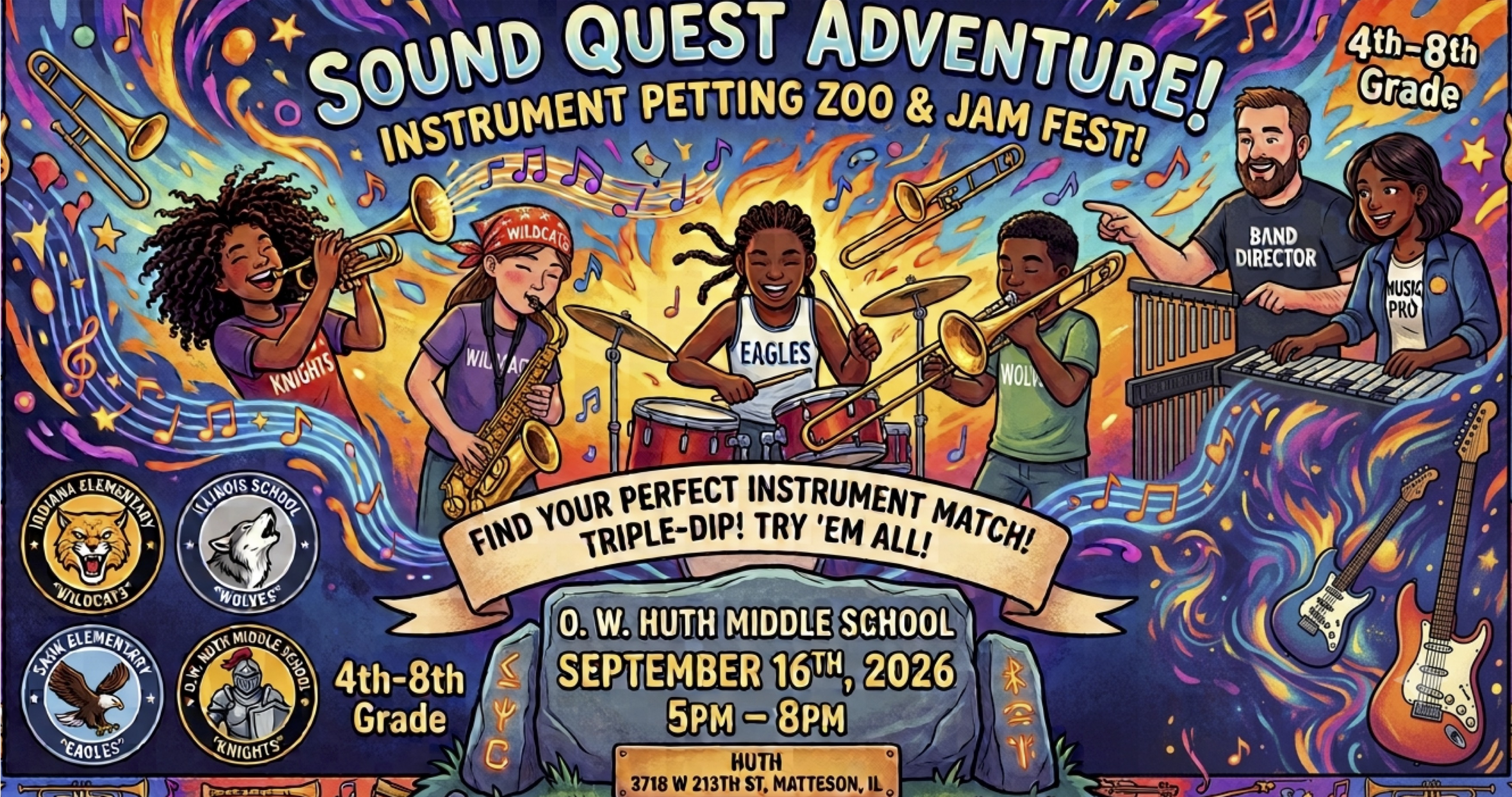 Matteson Instrument Recruitment Night | Grades 4–8 🎶