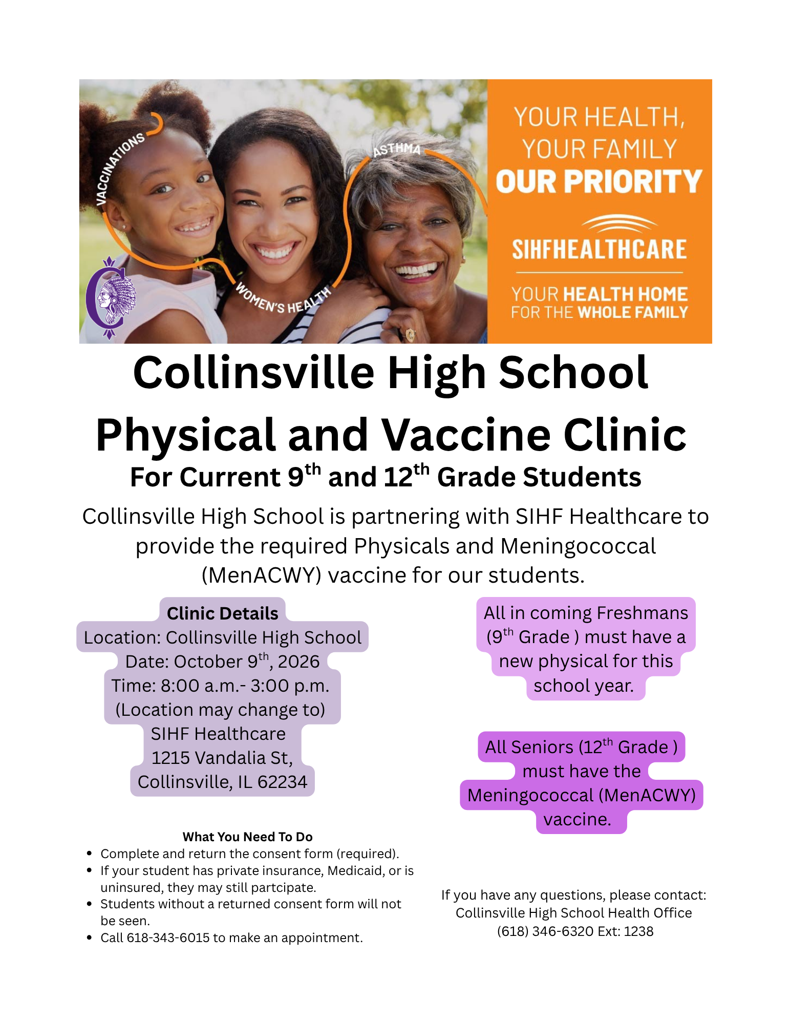CHS Physical and Vaccine Clinic