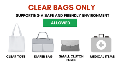 image of bag types allowed in stadium