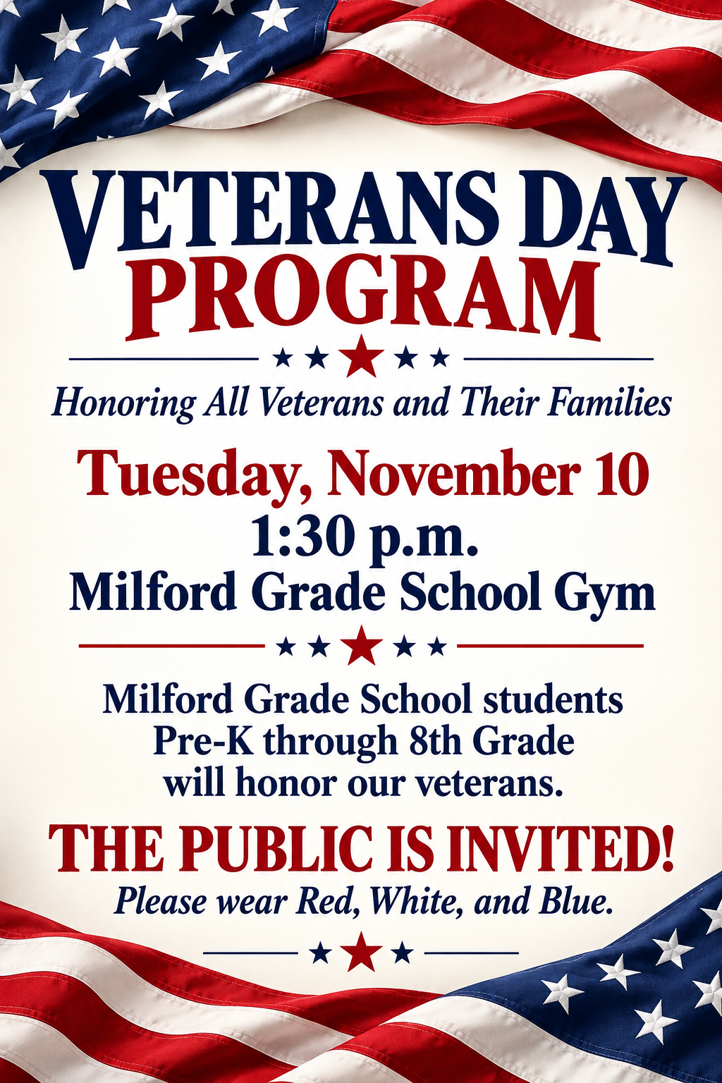 Veterans Day Program