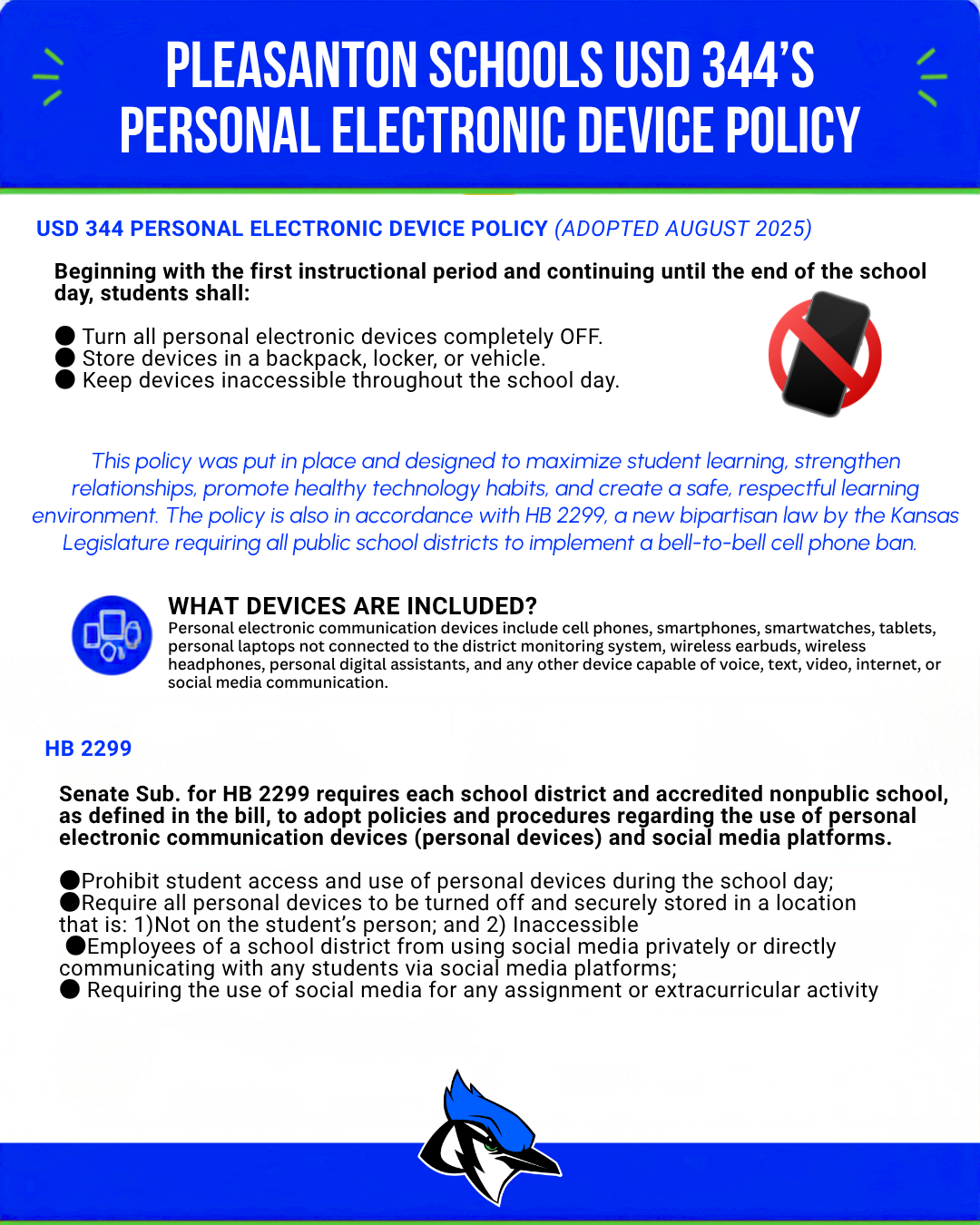 Personal Electronic Device Policy