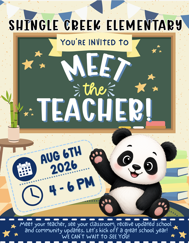  Shingle Creek Elementary – Meet the Teacher!