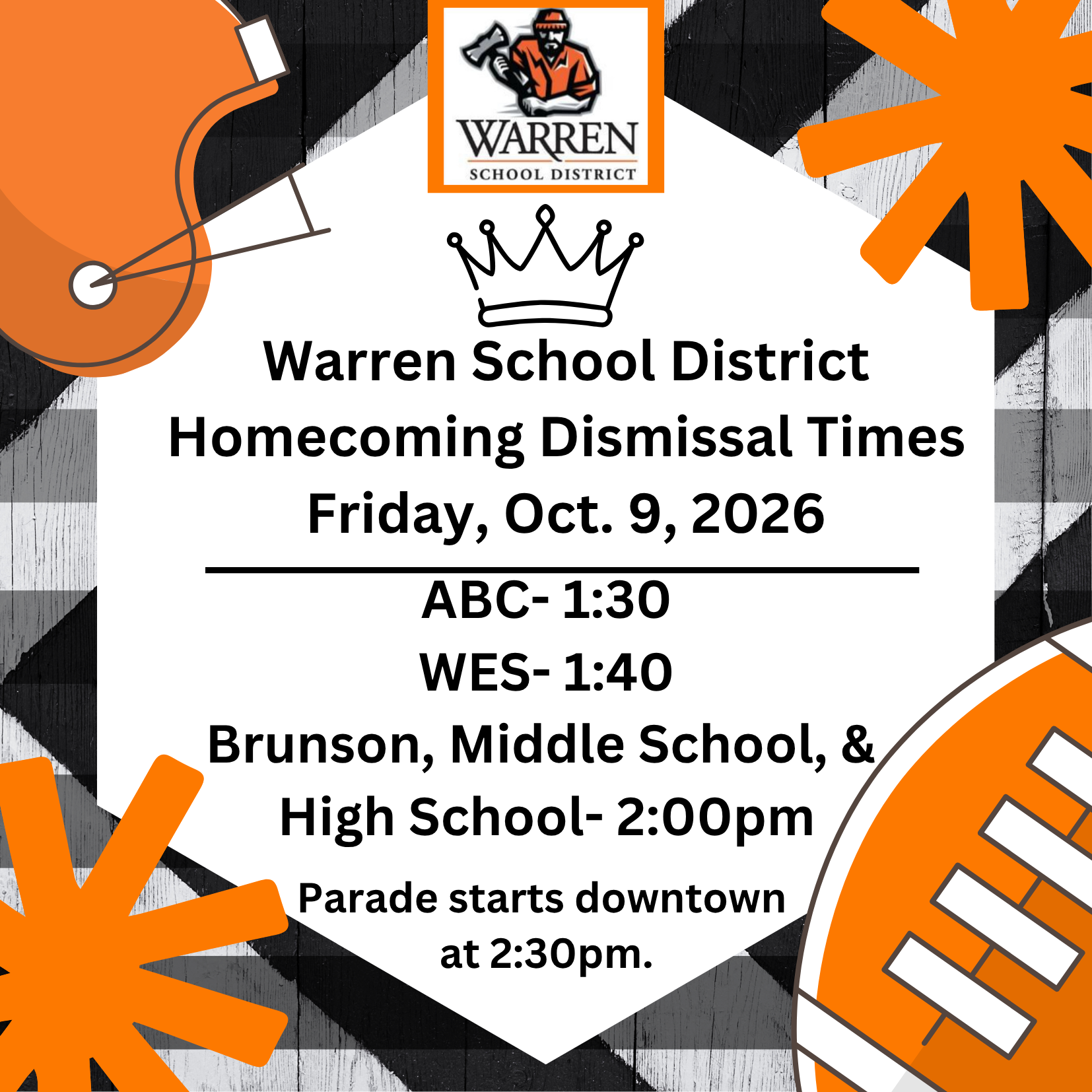 Homecoming Dismissal 