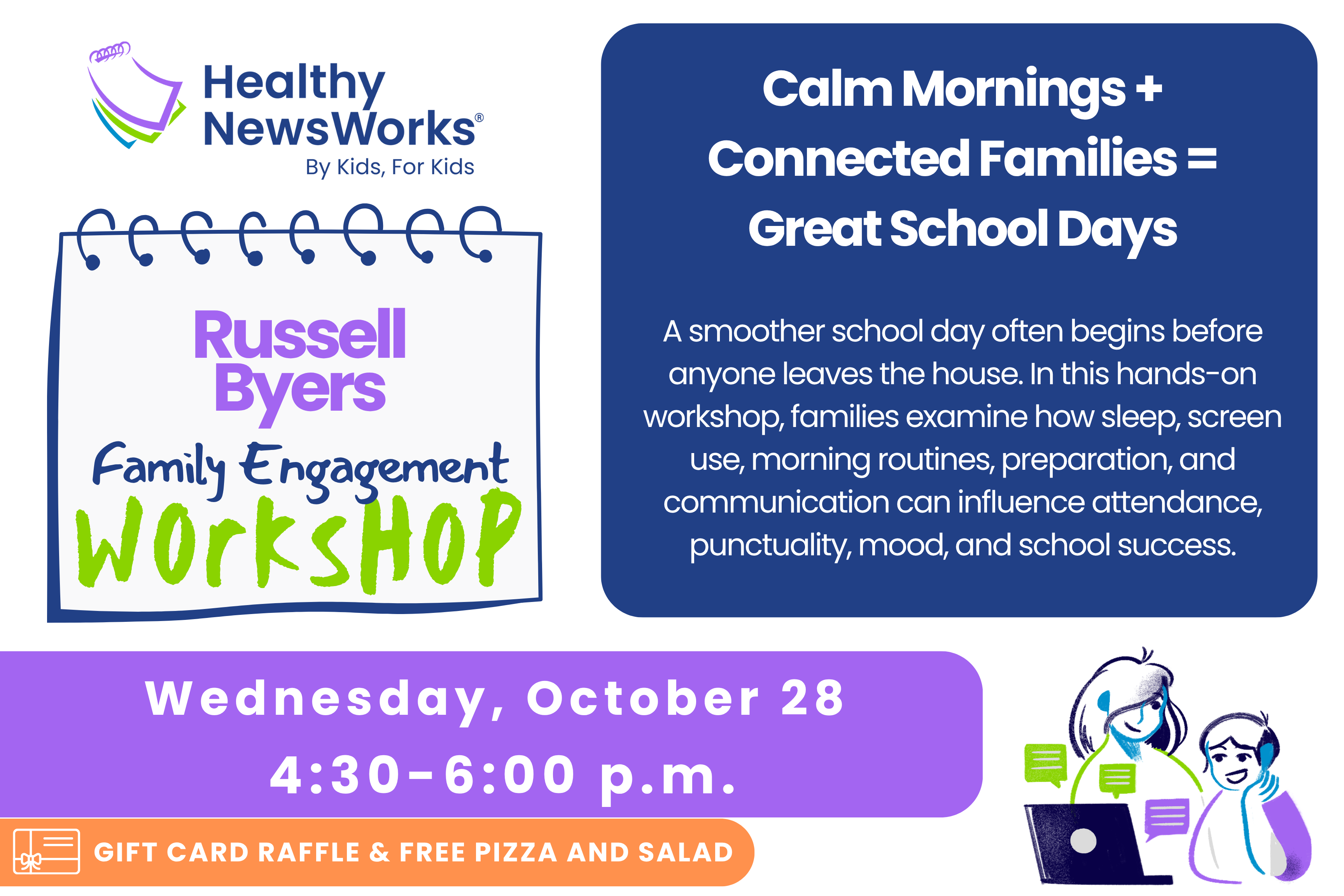 Parent Workshop-Calm Morning+Connected Families=Great School Days