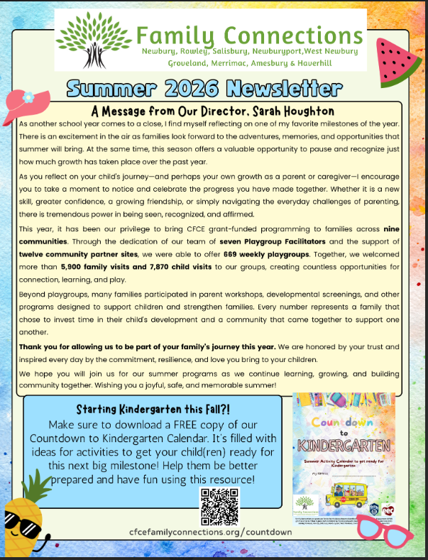 Here is a lot of great summer information for our Moody Ext Families
