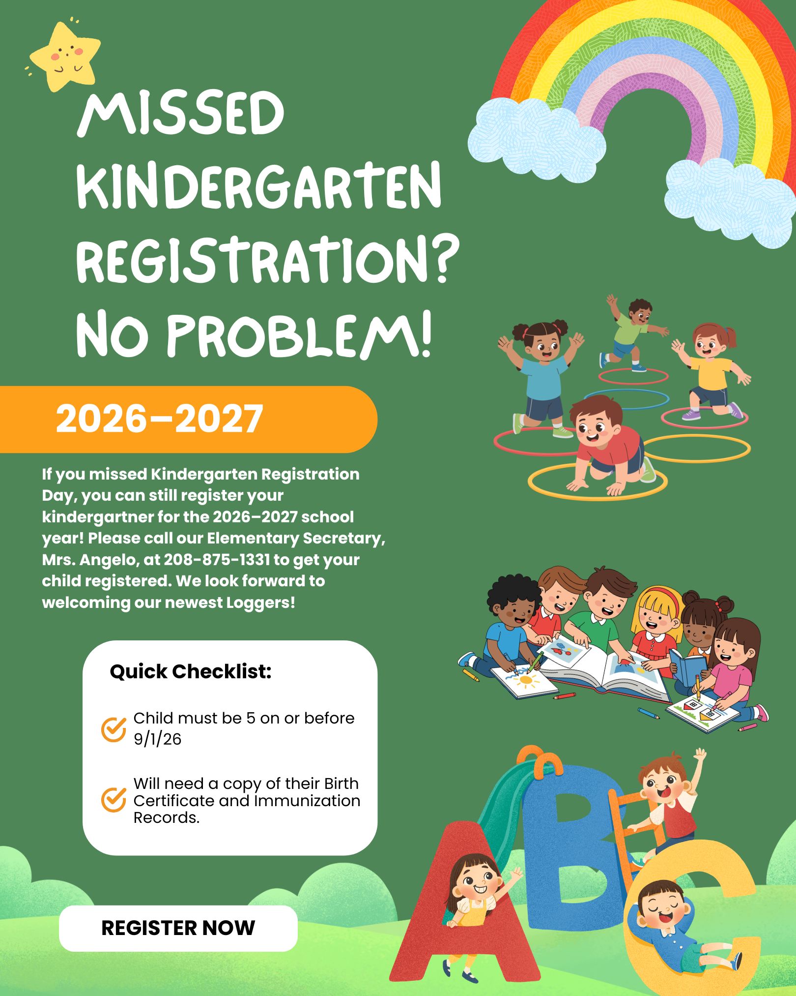 Kindergarten Registration