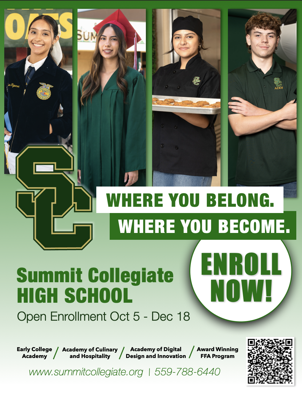 Summit Collegiate Open Enrollment Opens Tomorrow For The 2027-28 School Year.