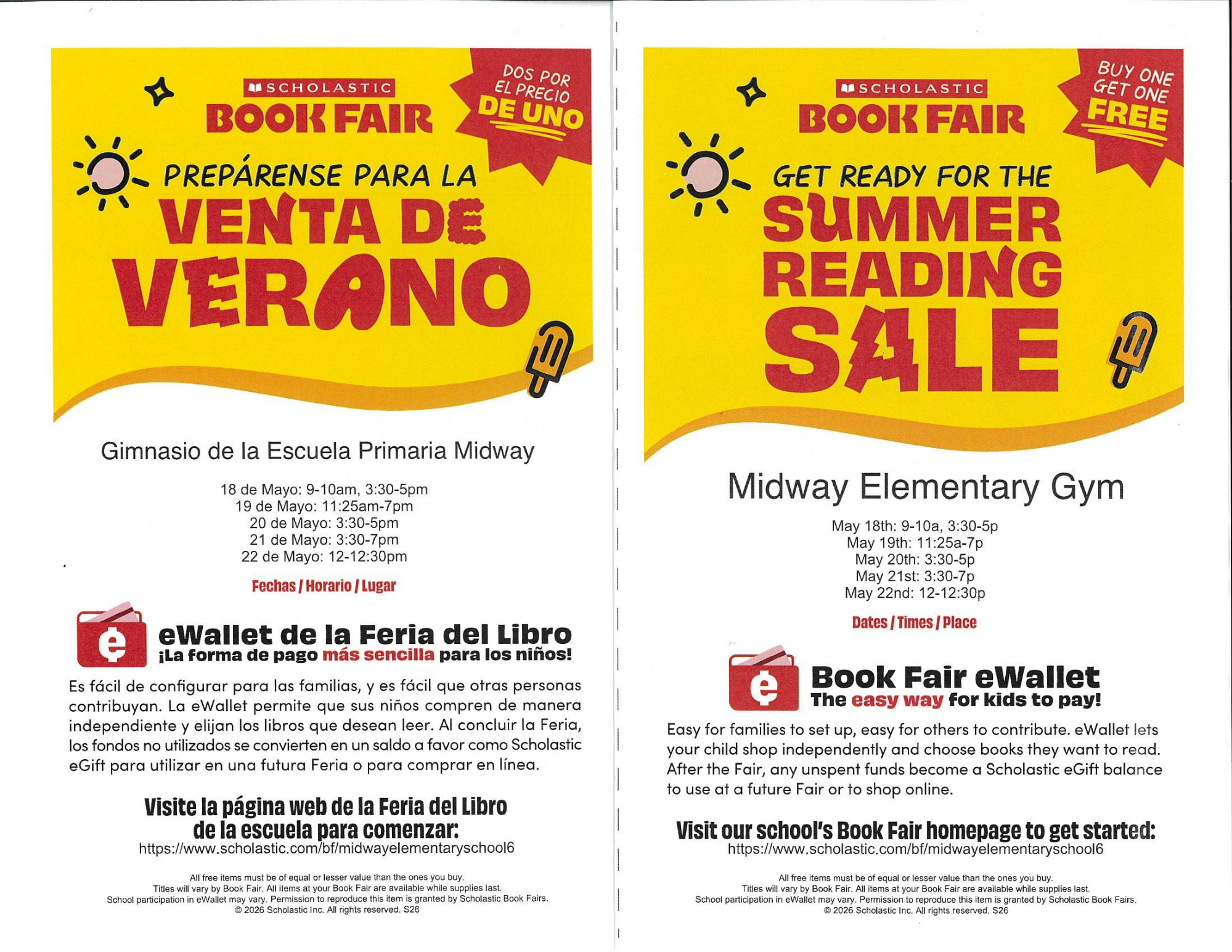 Book Fair, May 18th - 22nd