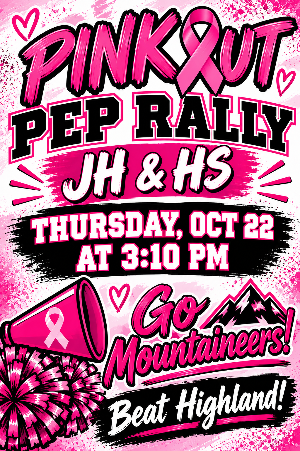 PEP RALLY THEME🩷🩷🩷