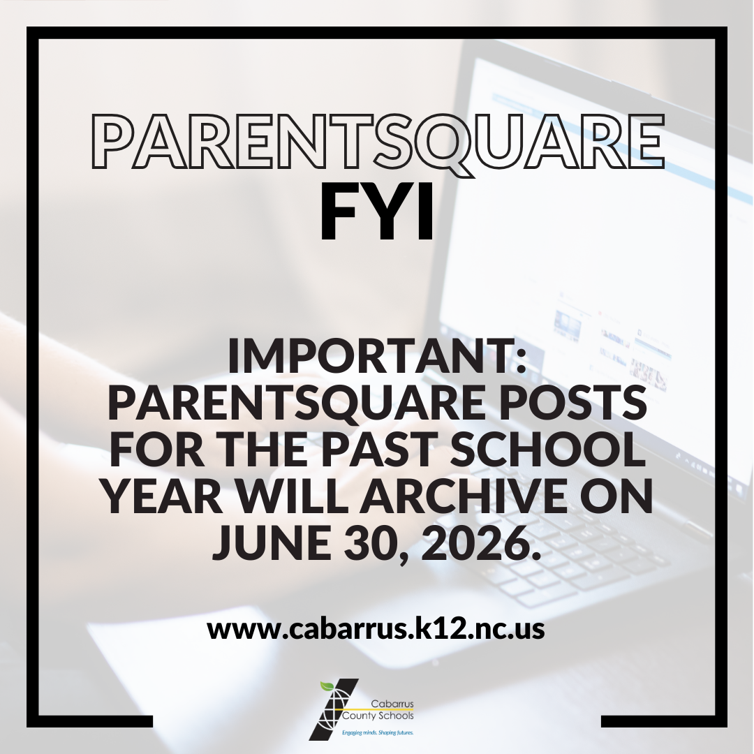 REMINDER: ParentSquare posts for 25-26 will archive on June 30, 2026