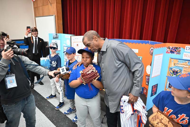 MLB Legend Visits Woods Road