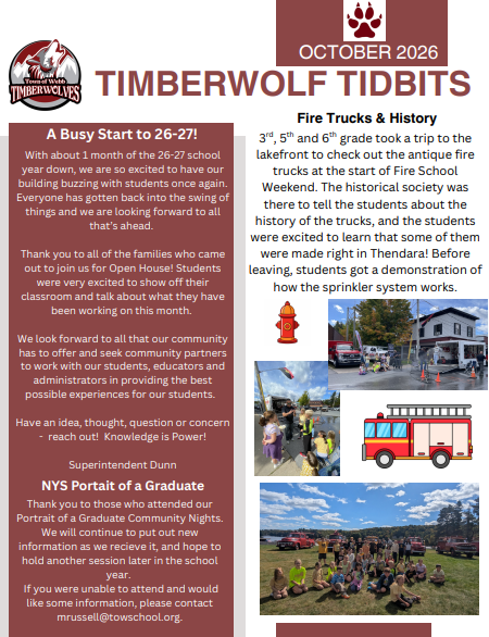 Community News - Timberwolf Tuesday - Reminder Today is Timberwolf Tuesday