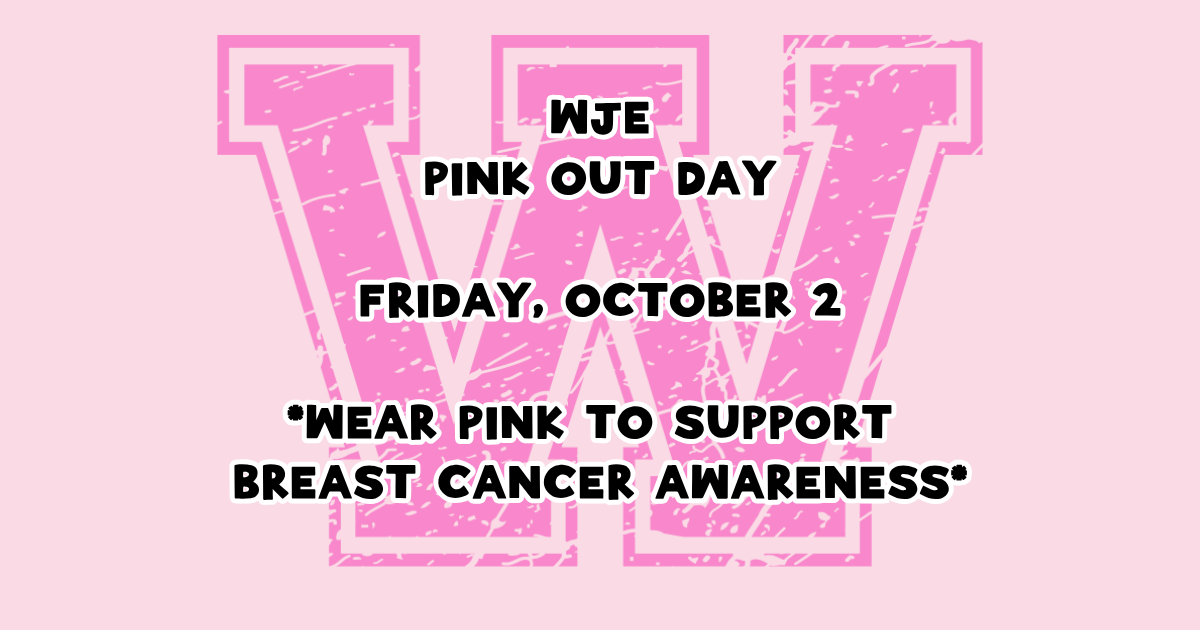 Pink Out Day- Friday, Oct. 2