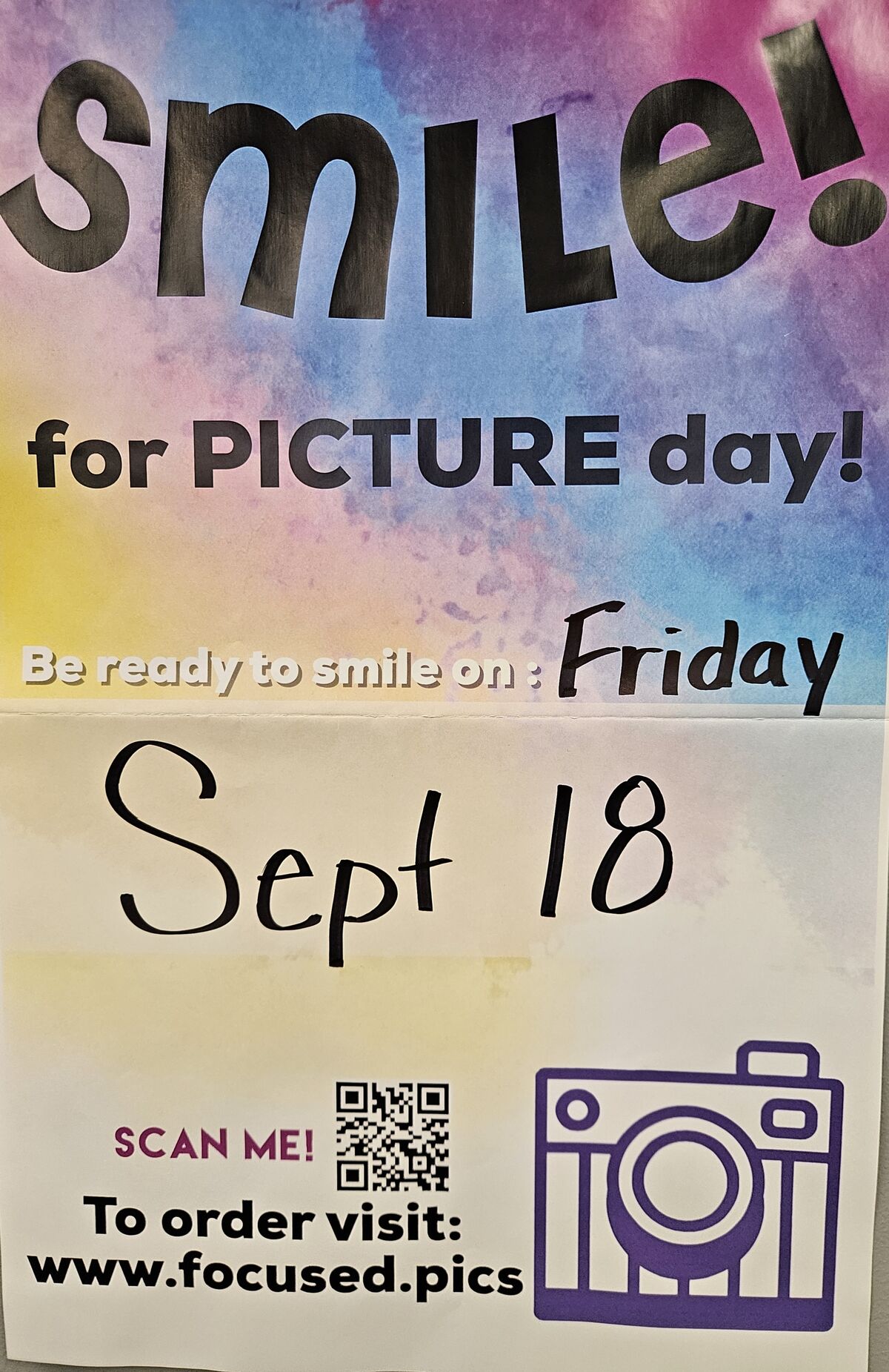 KJH Picture Day 9/18/26