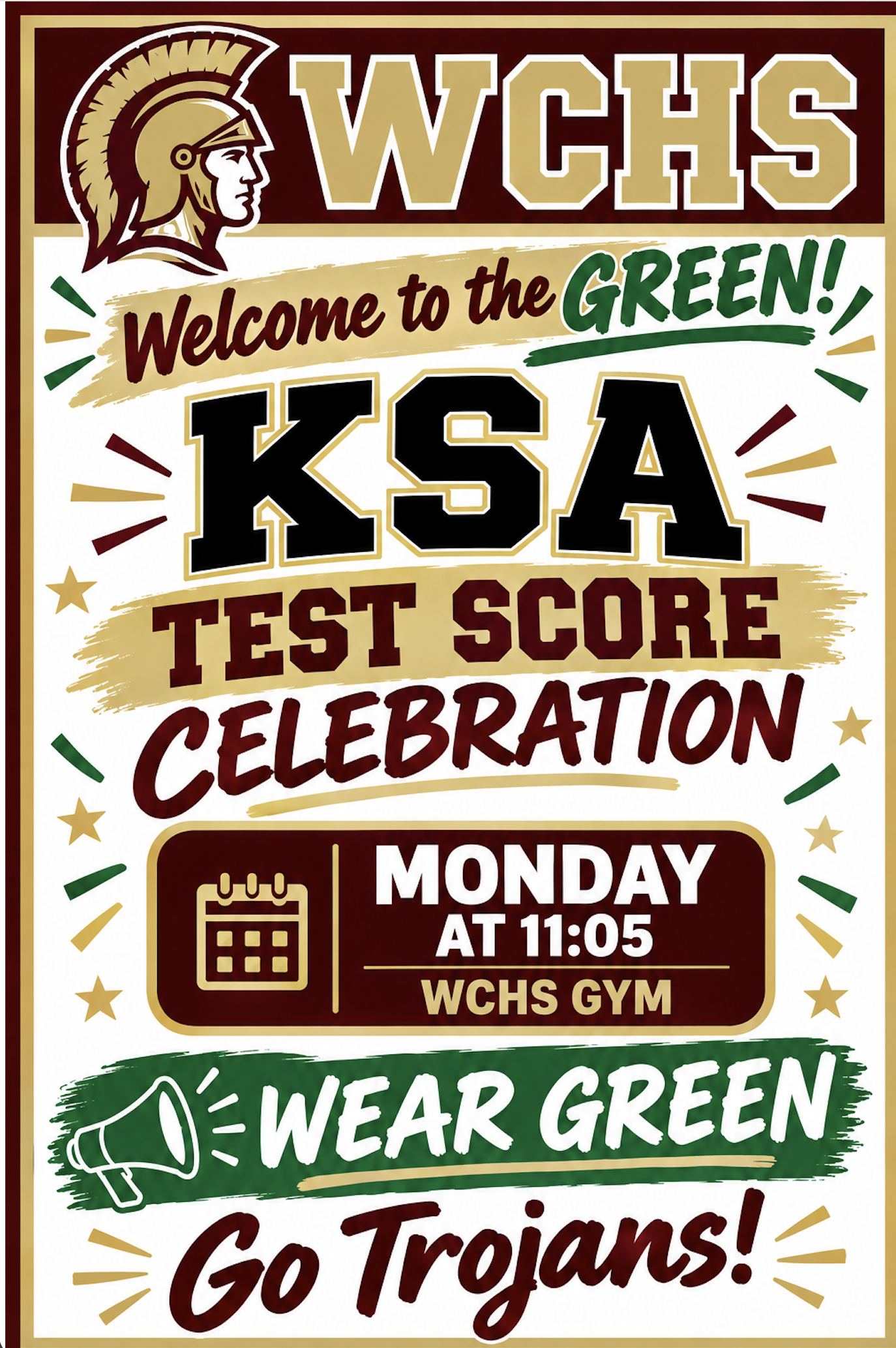 WCHS Test Score Celebration
