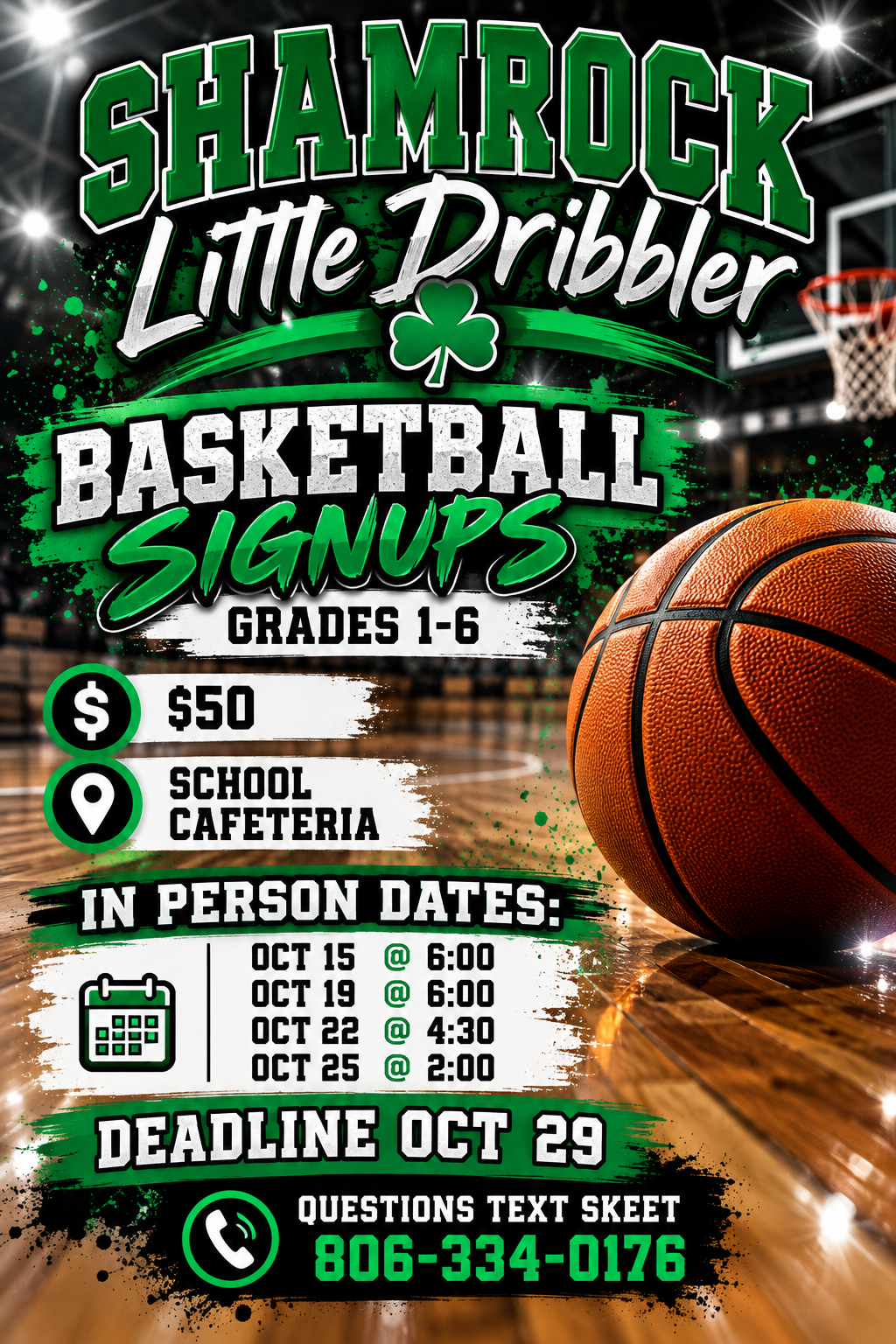Littler Dribbler Basketball Signups
