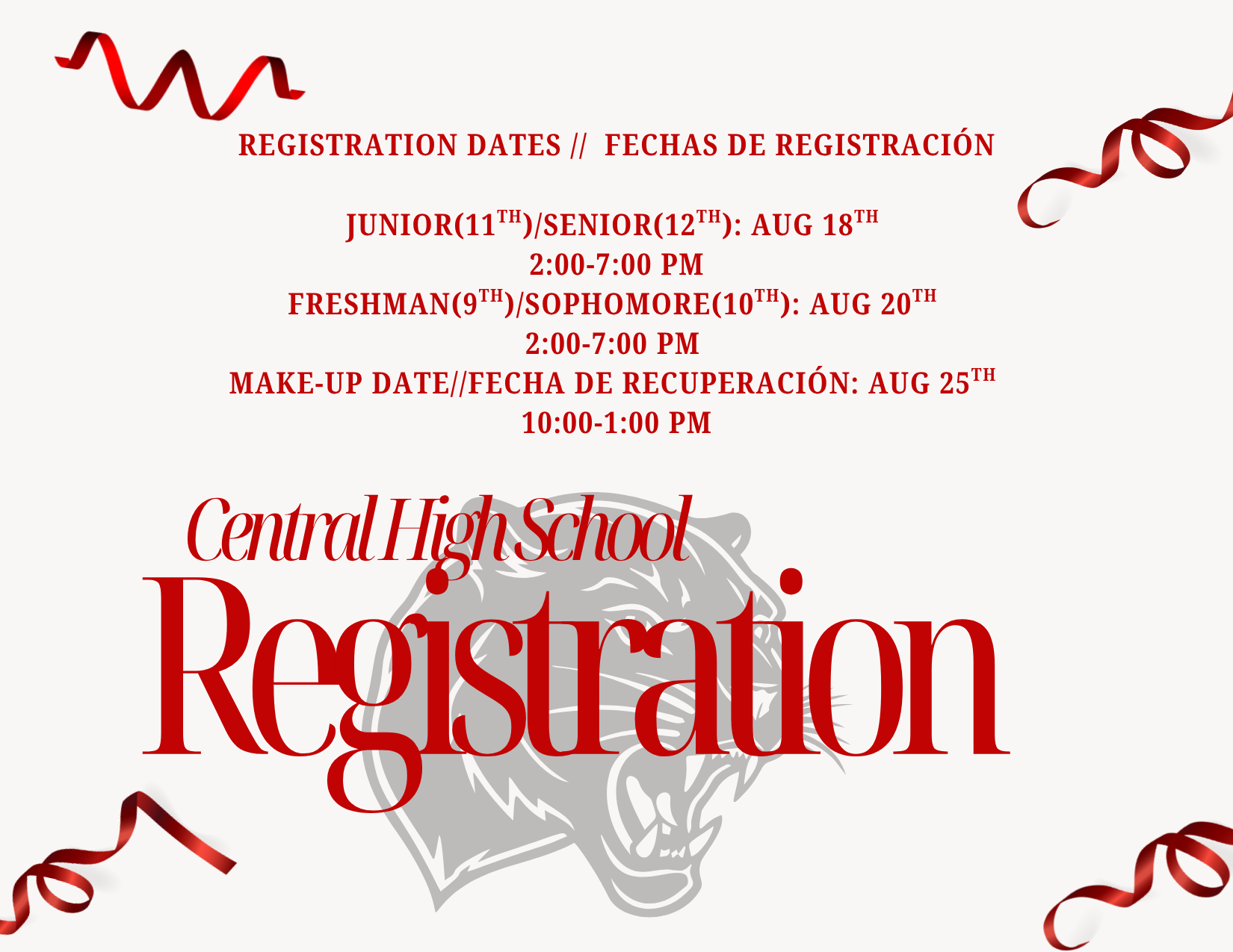 Fall Registration