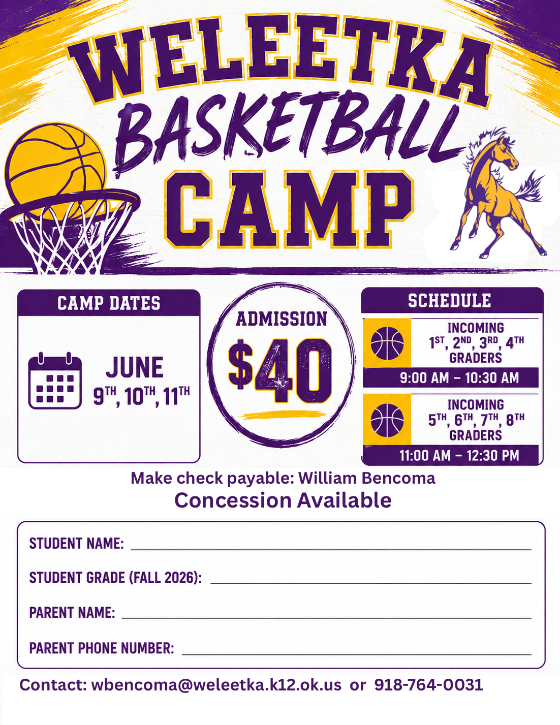 Summer Basketball camp!
