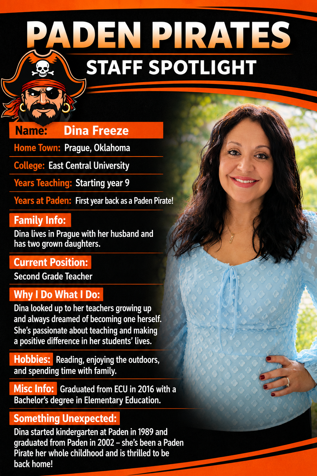 Welcome Back, Dina Freeze !