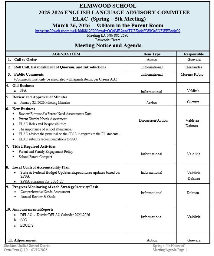 ELAC agenda 03-26-26