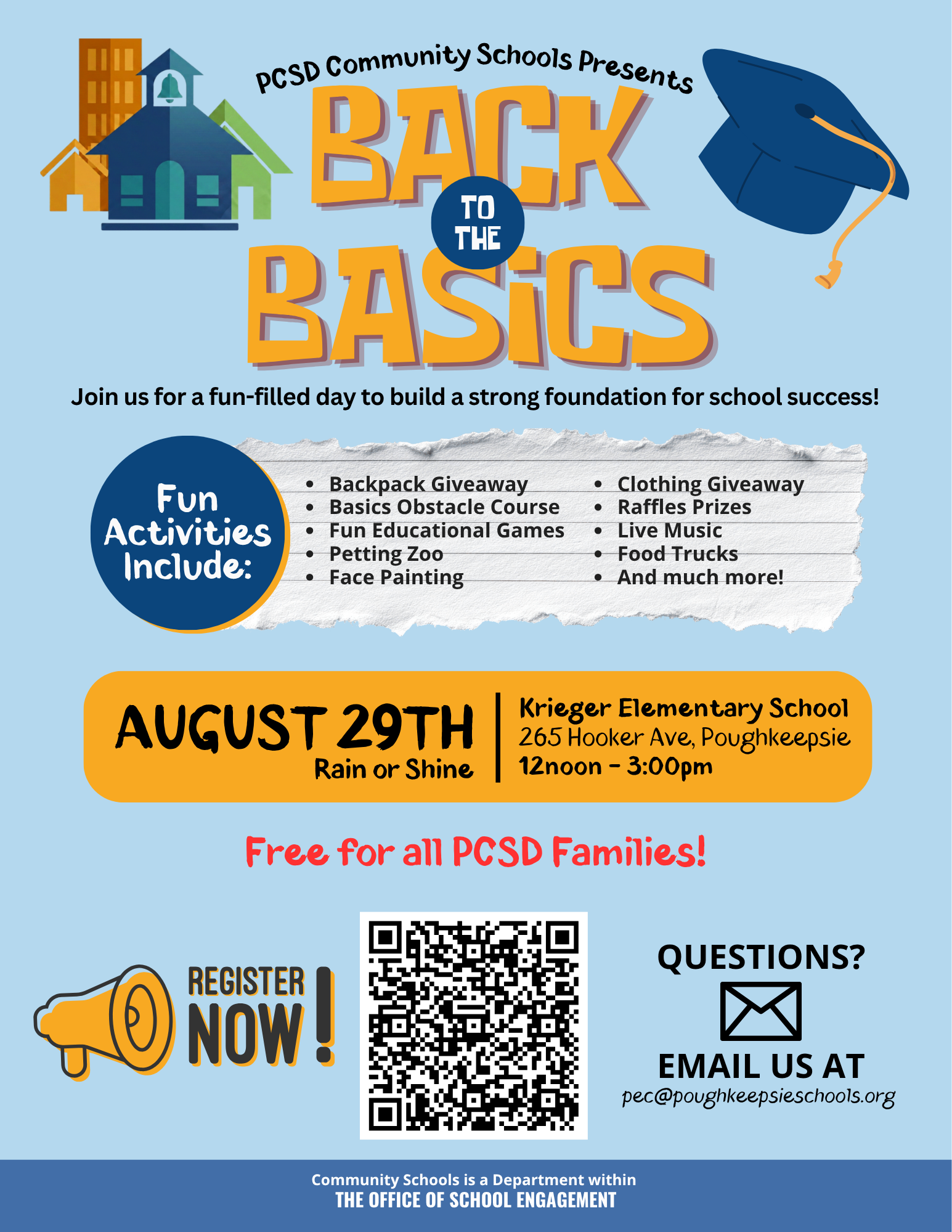 Begin year with Back to the Basics districtwide celebration Aug. 29