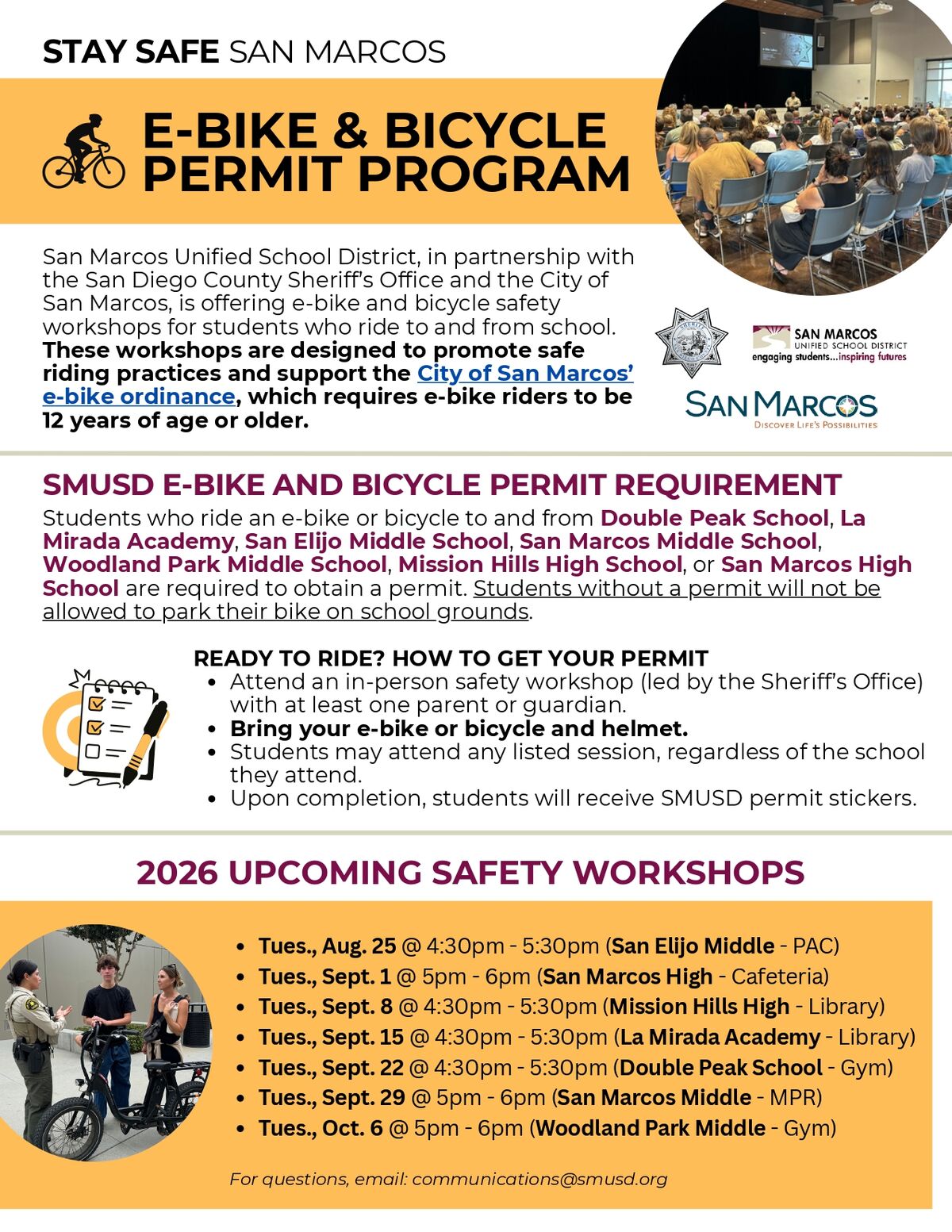 E-Bike and Bicycle Permit Course
