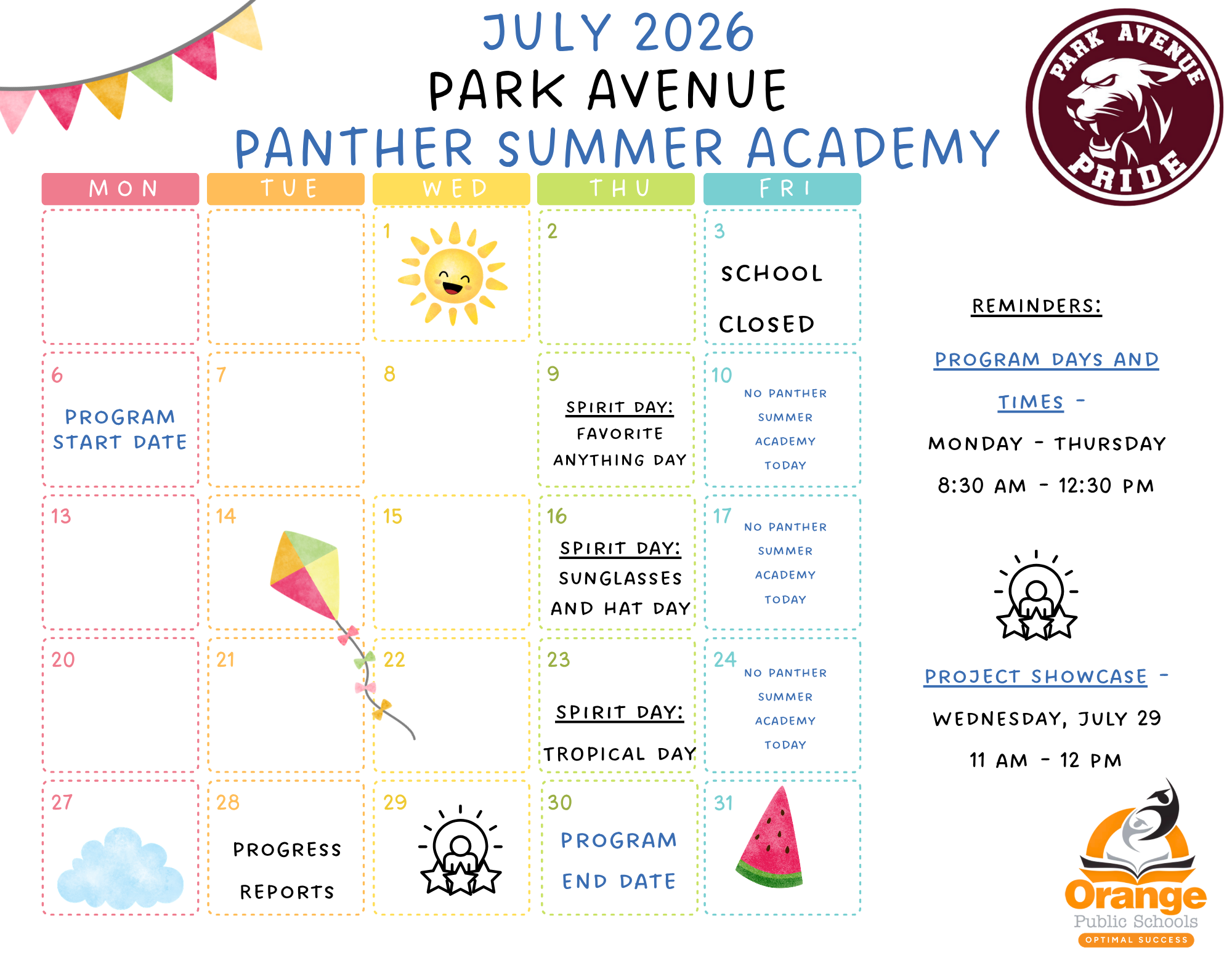 Panther Summer Academy