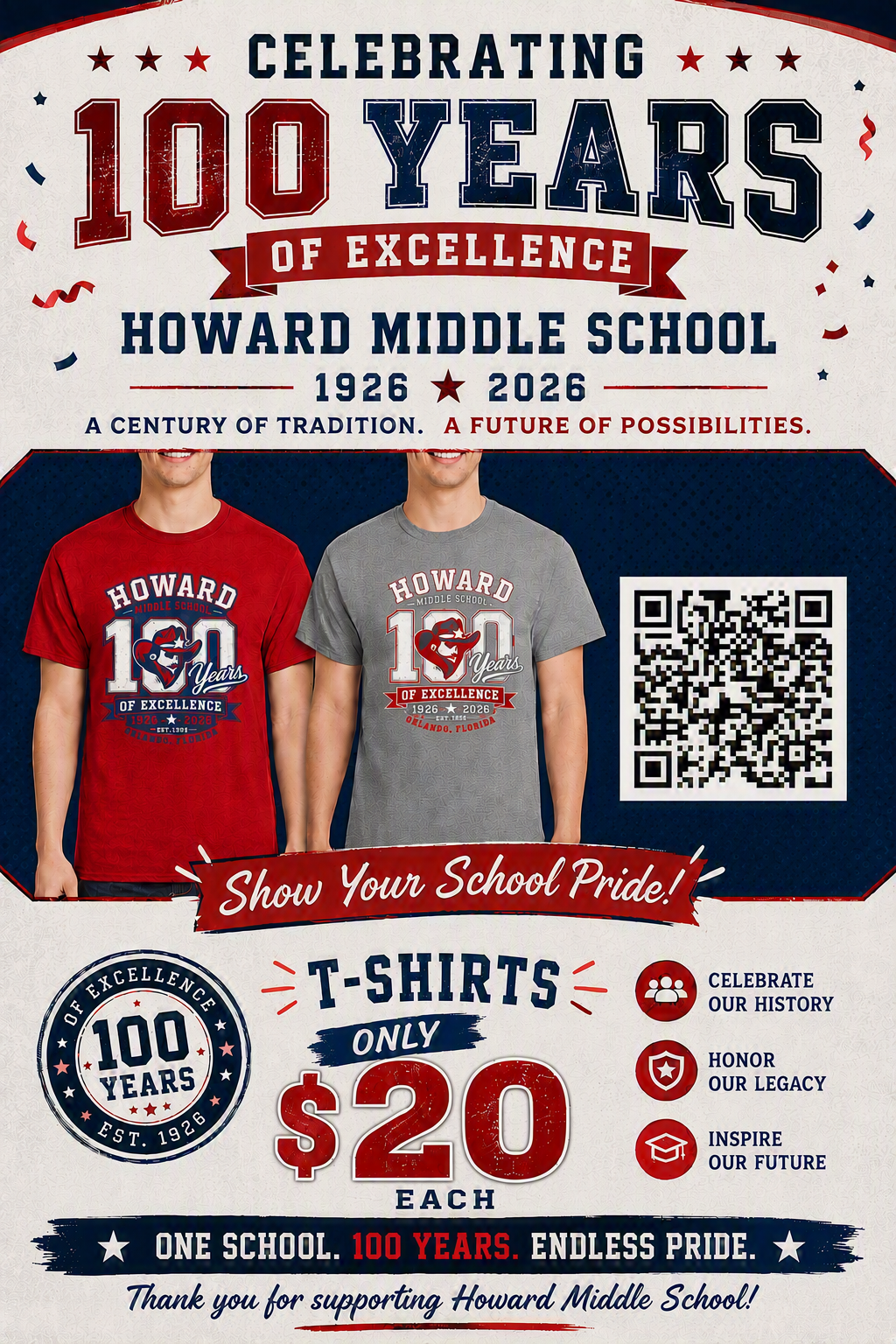 Anniversary School Spirit T-Shirts