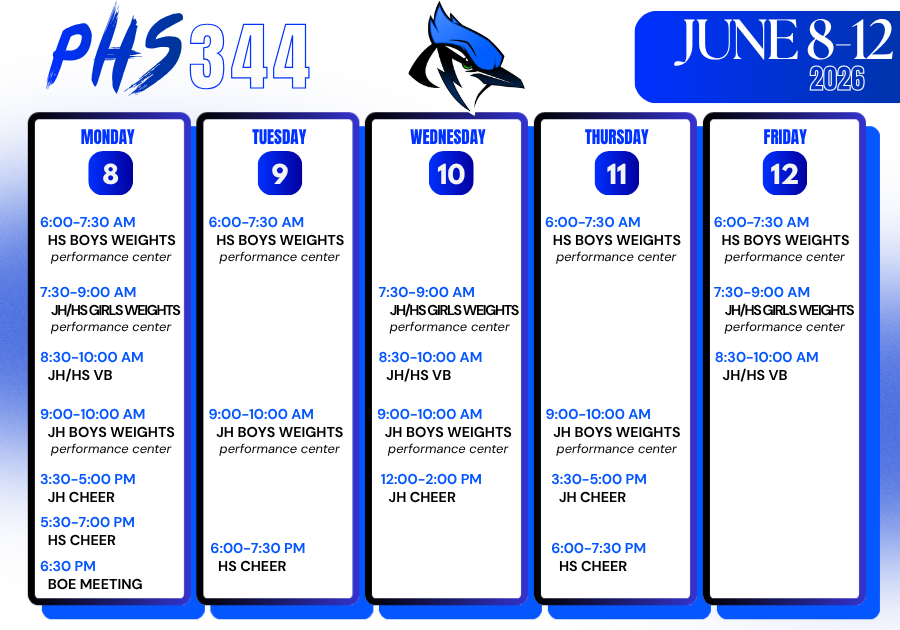 Week at a Glance June 8-12, 2026
