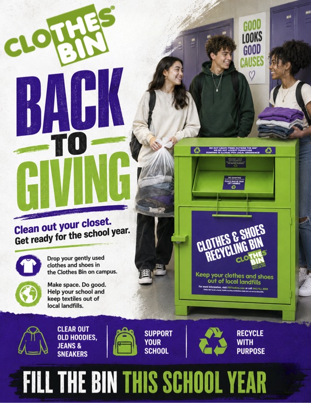 Clothes Bin Donation!
