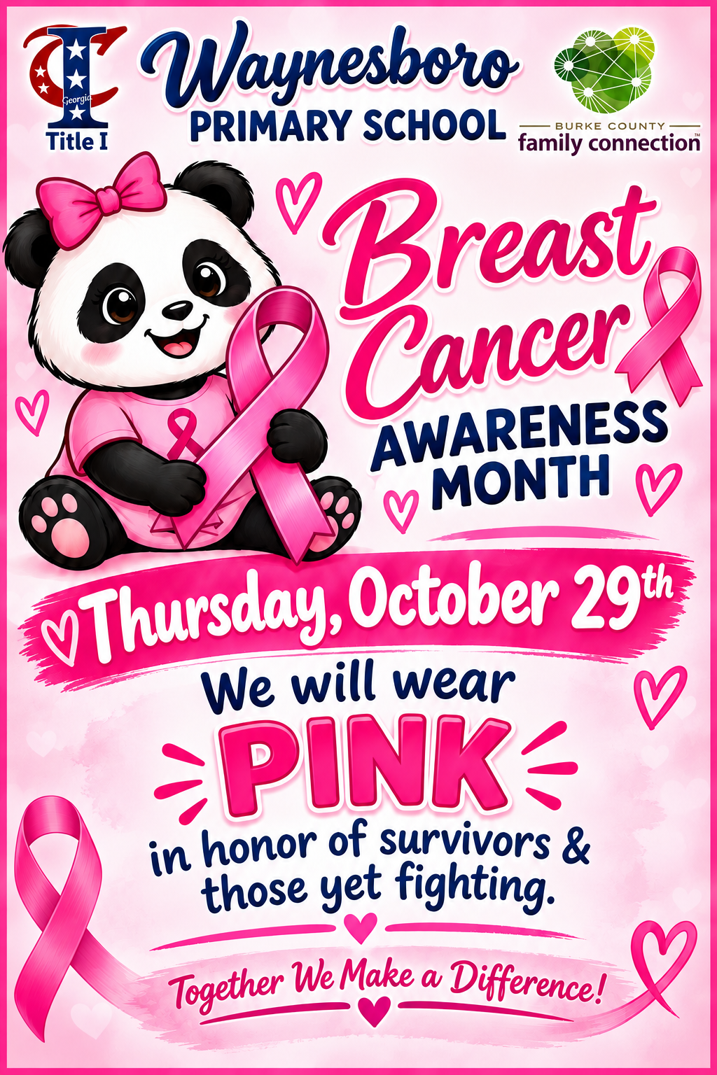 Wear Pink (Breast Cancer Awareness ) 