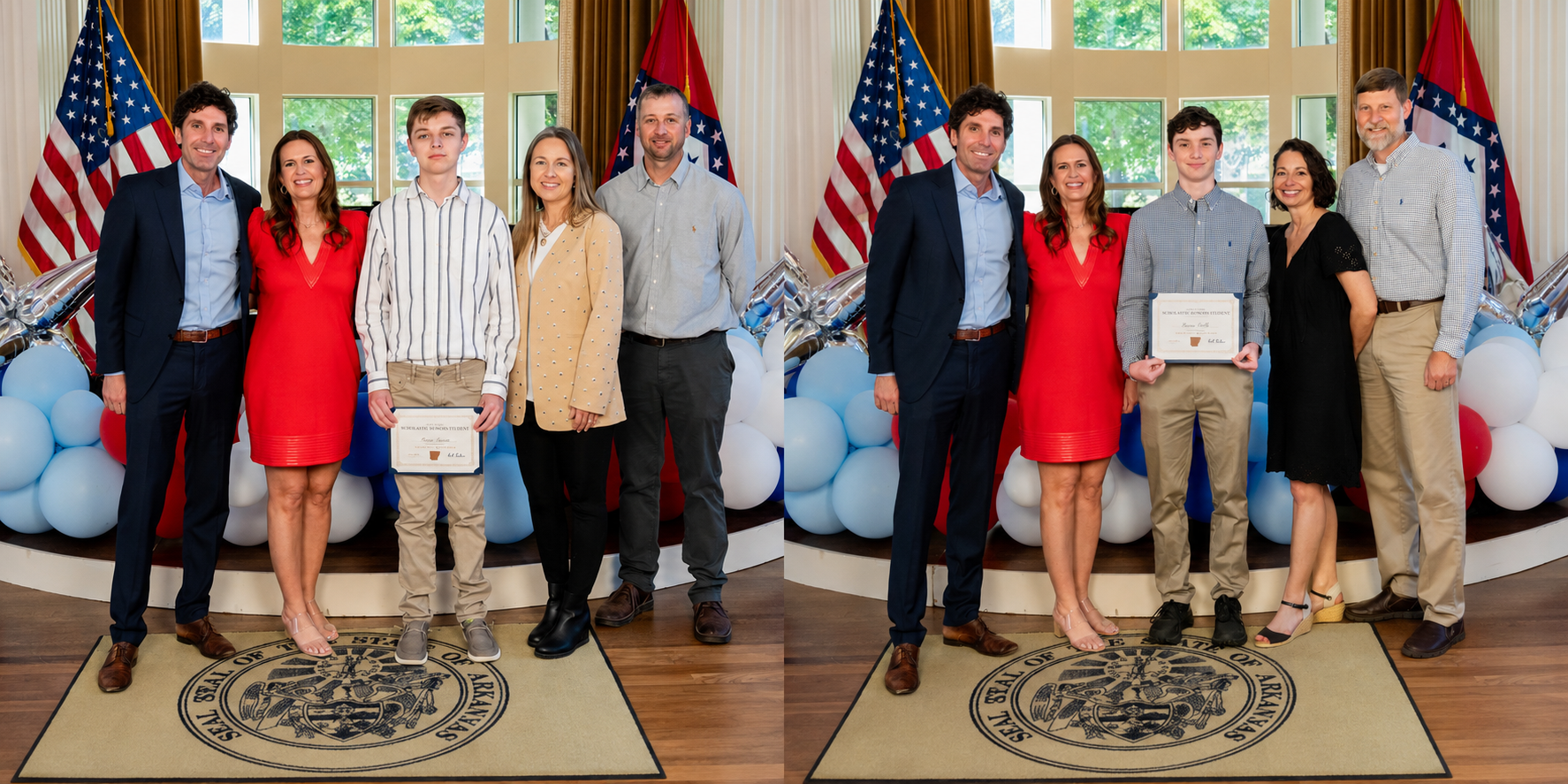 SHS' Grillo, Pearson Recognized at Governor’s Scholastic Honors Day