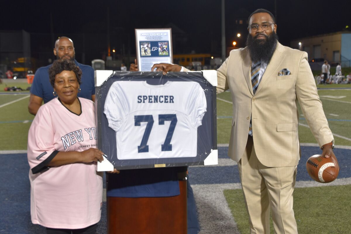 Poughkeepsie honors former NFL player, PHS grad Charles Spencer Jr.