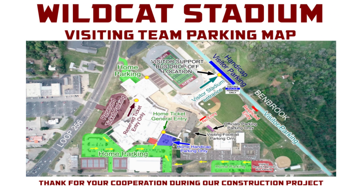 Friday night information for the game in Palestine