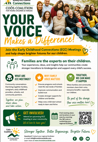 Your Voice Makes a Difference! Join the Early Childhood Connections Meetings