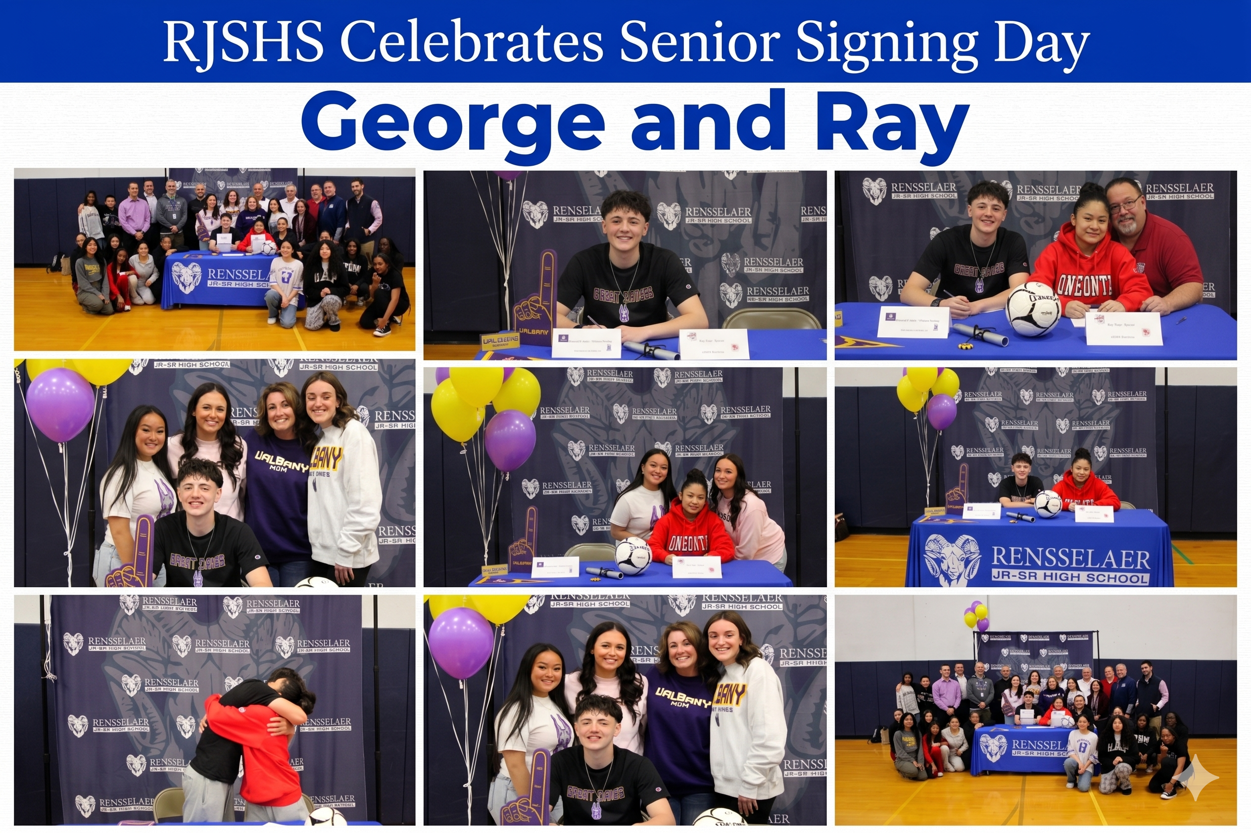 RJSHS Celebrates Senior Signing Day: George Krause and Ray Paw