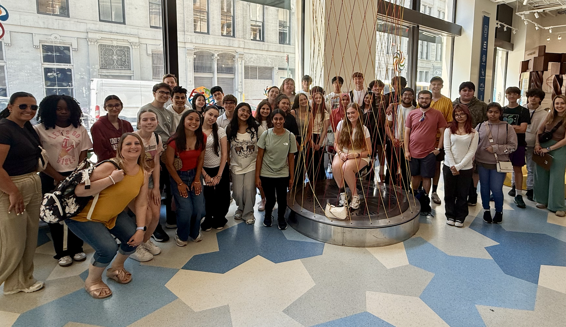 Sachem North's Math Honor Society Visits the National Museum of Mathematics