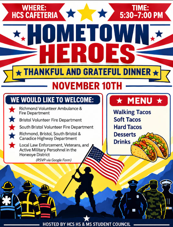 HOMETOWN HEROES – THANKFUL & GRATEFUL DINNER!
