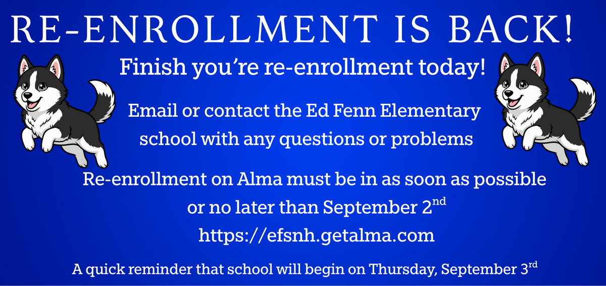 Re-Enrollment is still open! 