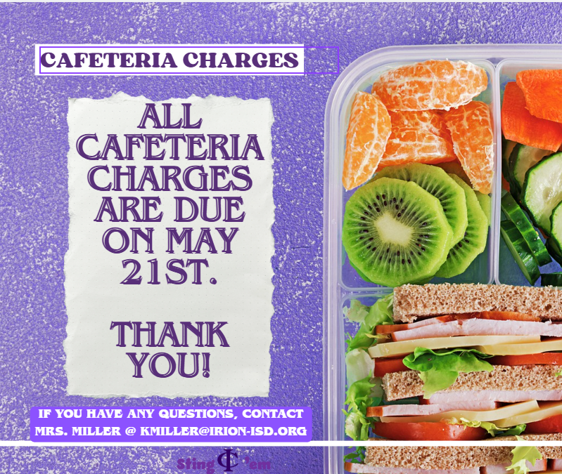 Cafeteria Charges