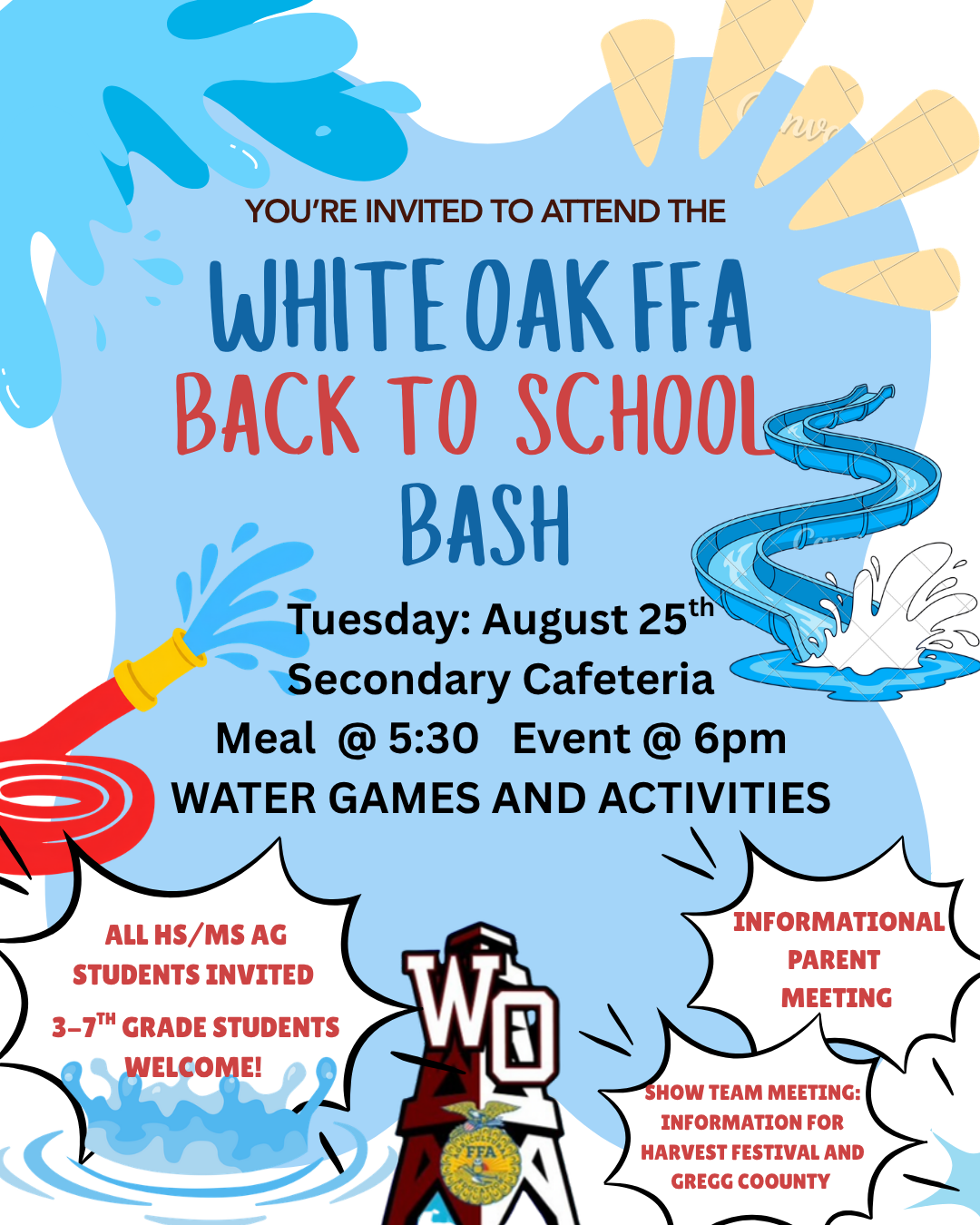 White Oak Back to School BASH!
