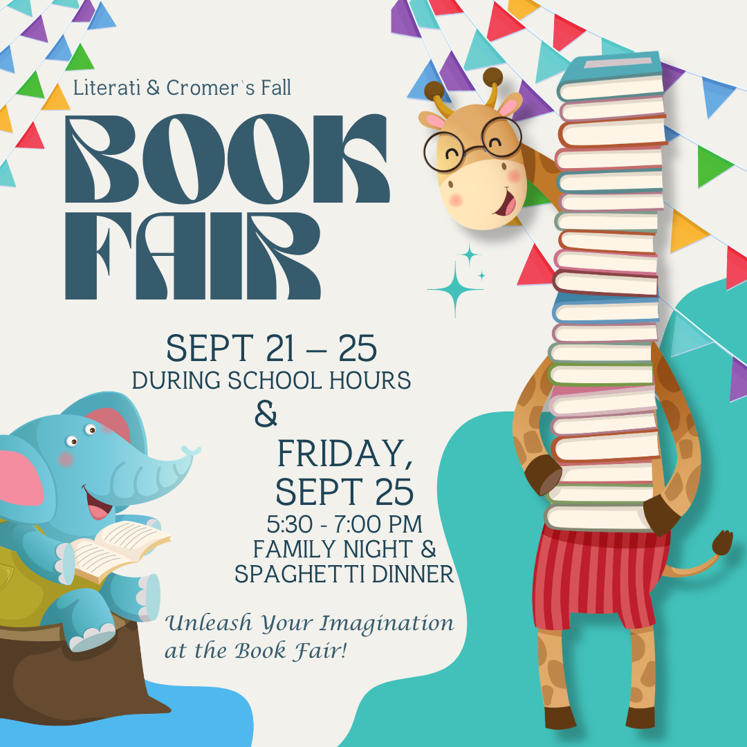 Fall Book Fair & Family Night - Coming Next Week!