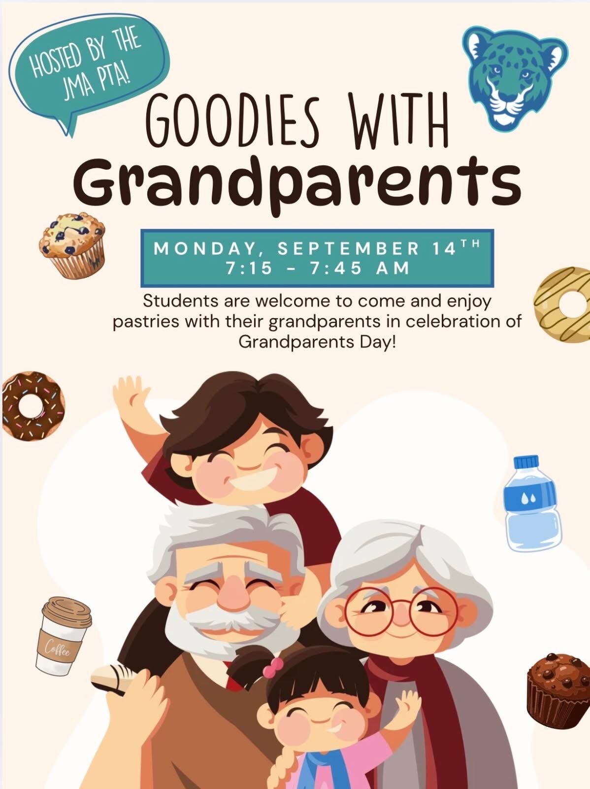 New PTA Event Added: Goodies With Grandparents