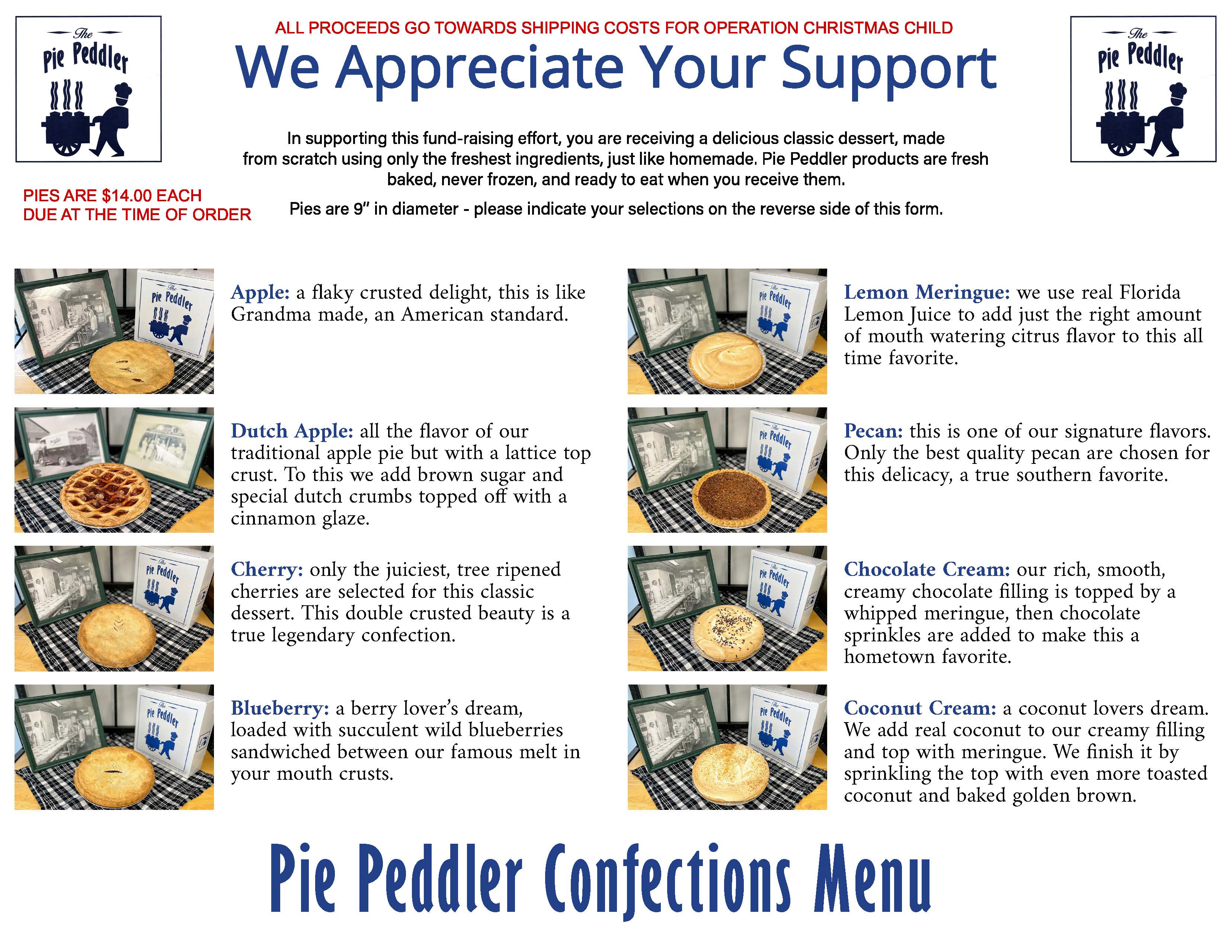 Pie Peddler Pies!