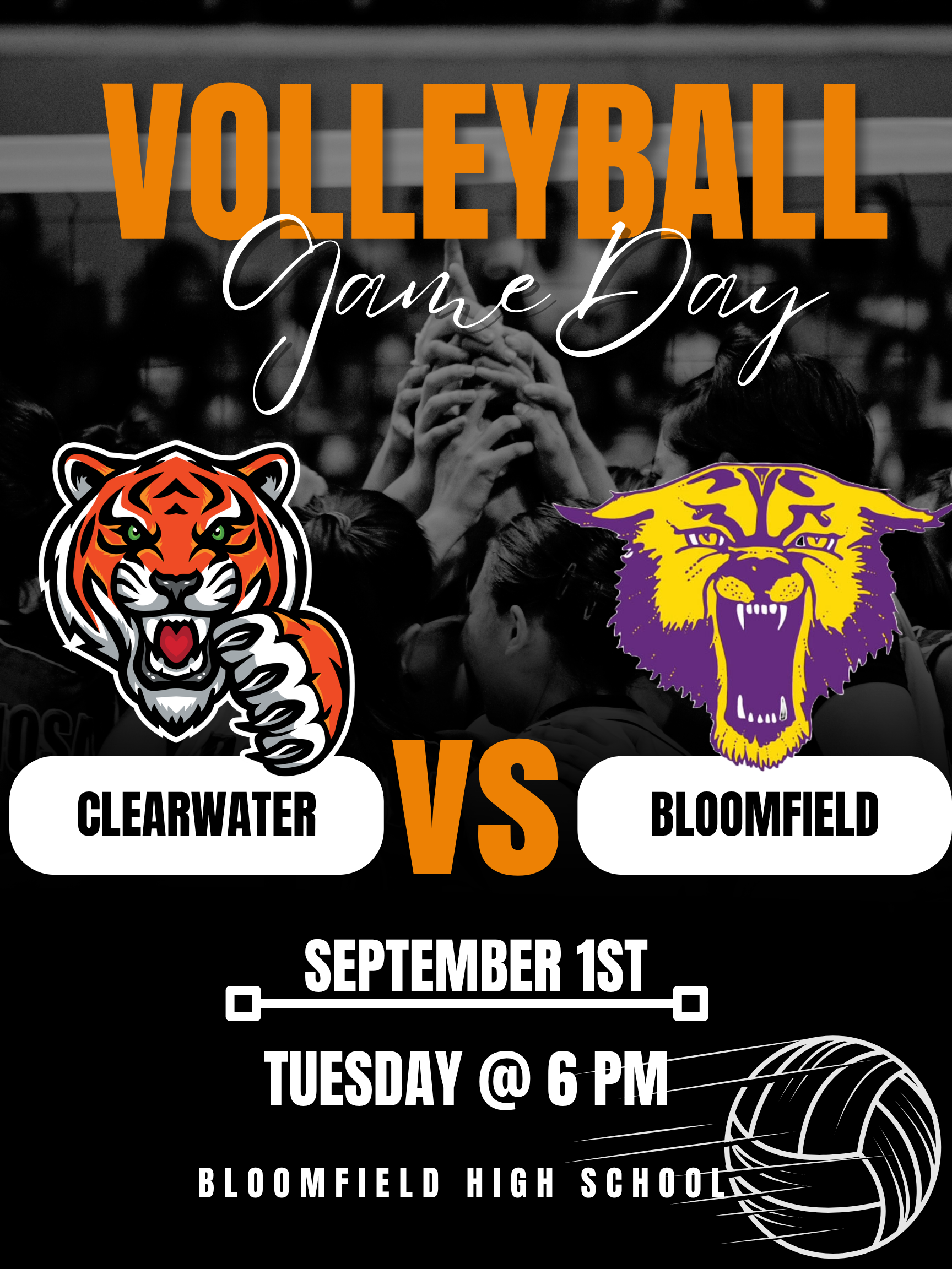 Volleyball Game- Tuesday 9/1