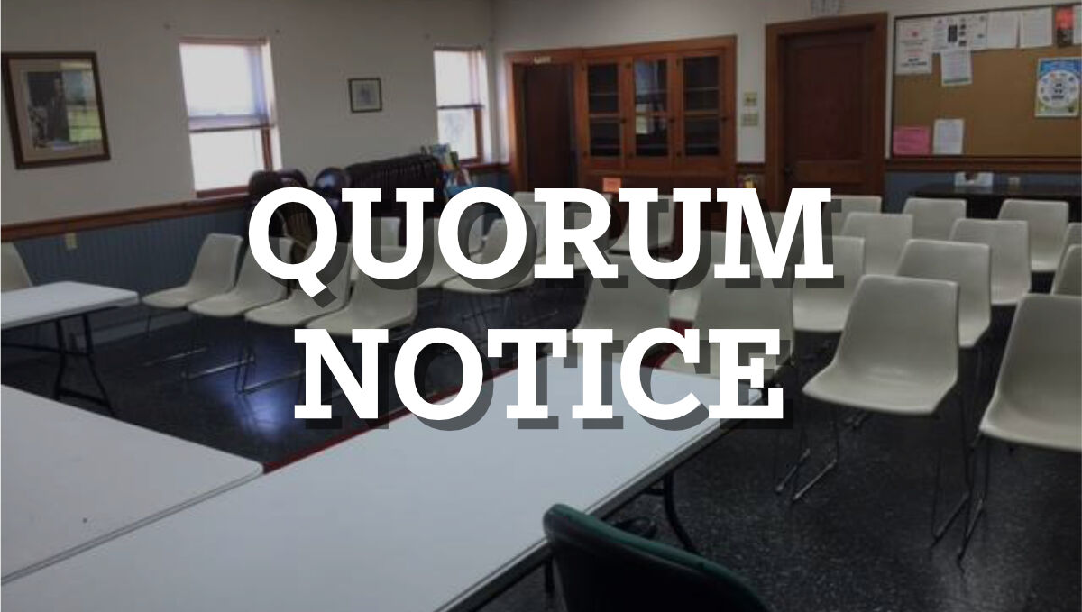 Notice of Possible School Board Council Quorum