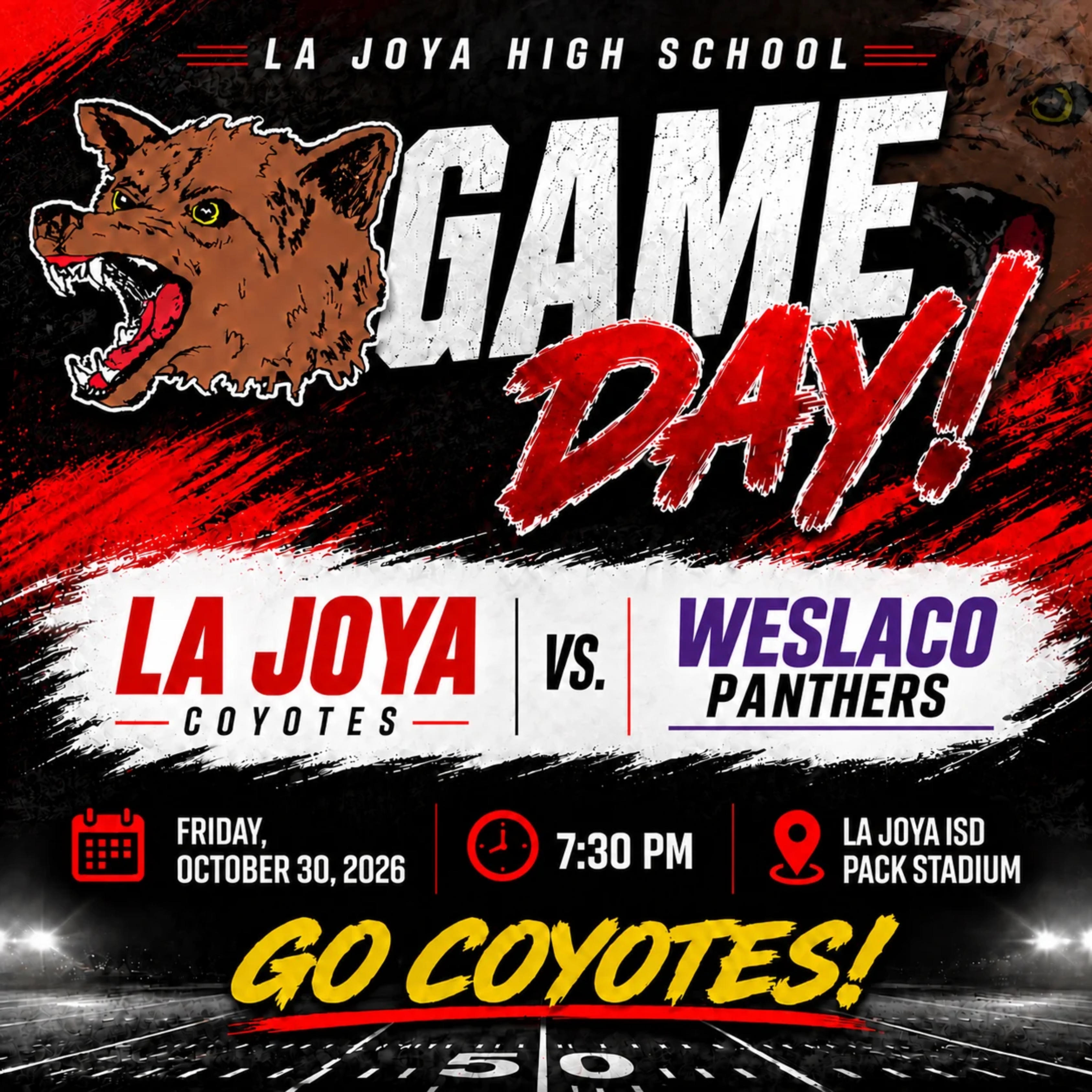 🏈🔥 LET'S GO, COYOTE NATION!!! ❤️🖤🐺